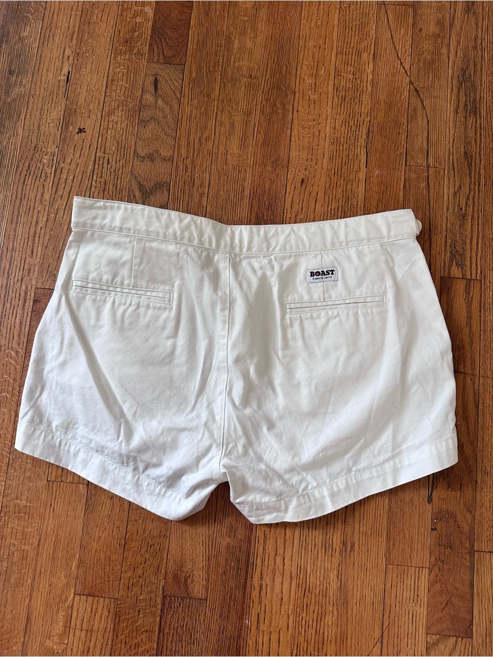 Boast White Cotton Tennis Shorts Size 10 - Picture 4 of 5